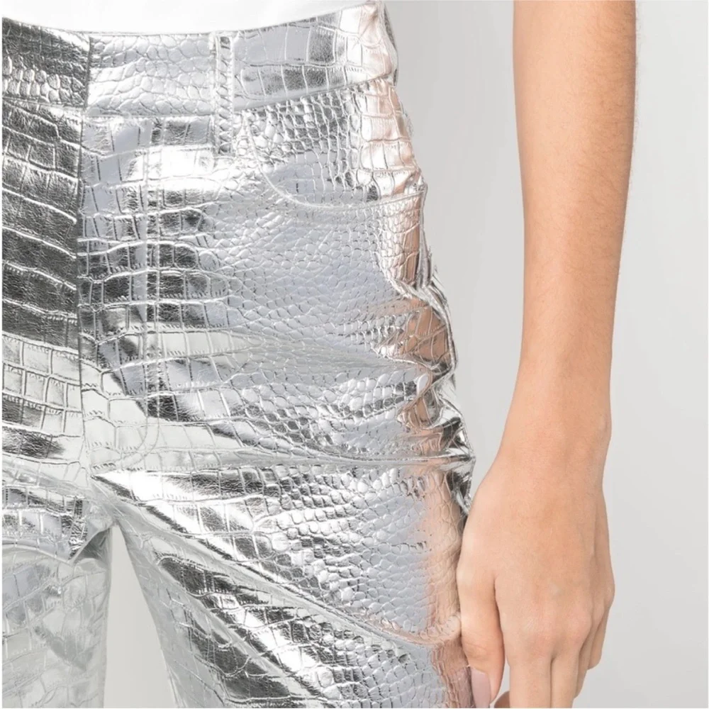 New rotate birger christensen croc silver pants! - Picture 2 of 4